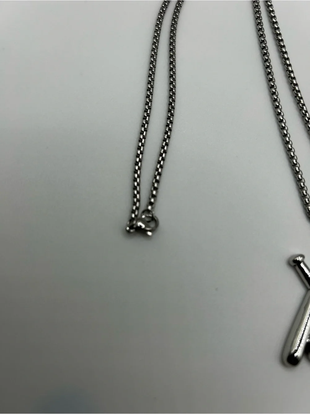Baseball Bat & Ball Pendant Necklace - Men Accessories